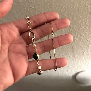 SALE 14k Gold Filled Bracelets bundle (2piece lot)